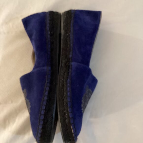Kenzo Paris Blue Suede Tiger Espadrilles - Picture 4 of 8